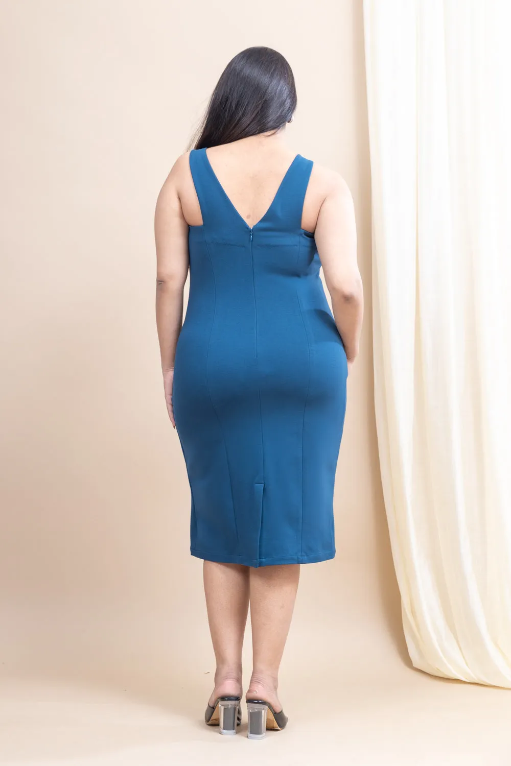 Moonbeam sleeveless bodycon dress