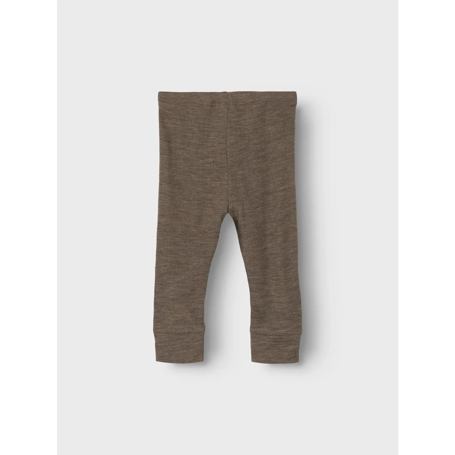 Name It Walnut Wossa Wool/Silk Rib Long Johns