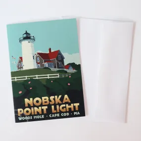 Nobska Point Light Notecard 5" x 7"  - Massachusetts