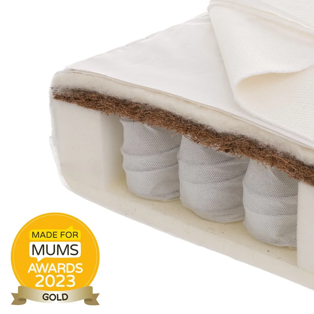 Obaby Moisture Management Dual Core Coir/Pocket Sprung Cot Mattress (120x60cm)