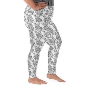 Octopus Sea Plus Size Leggings (Warehouse)