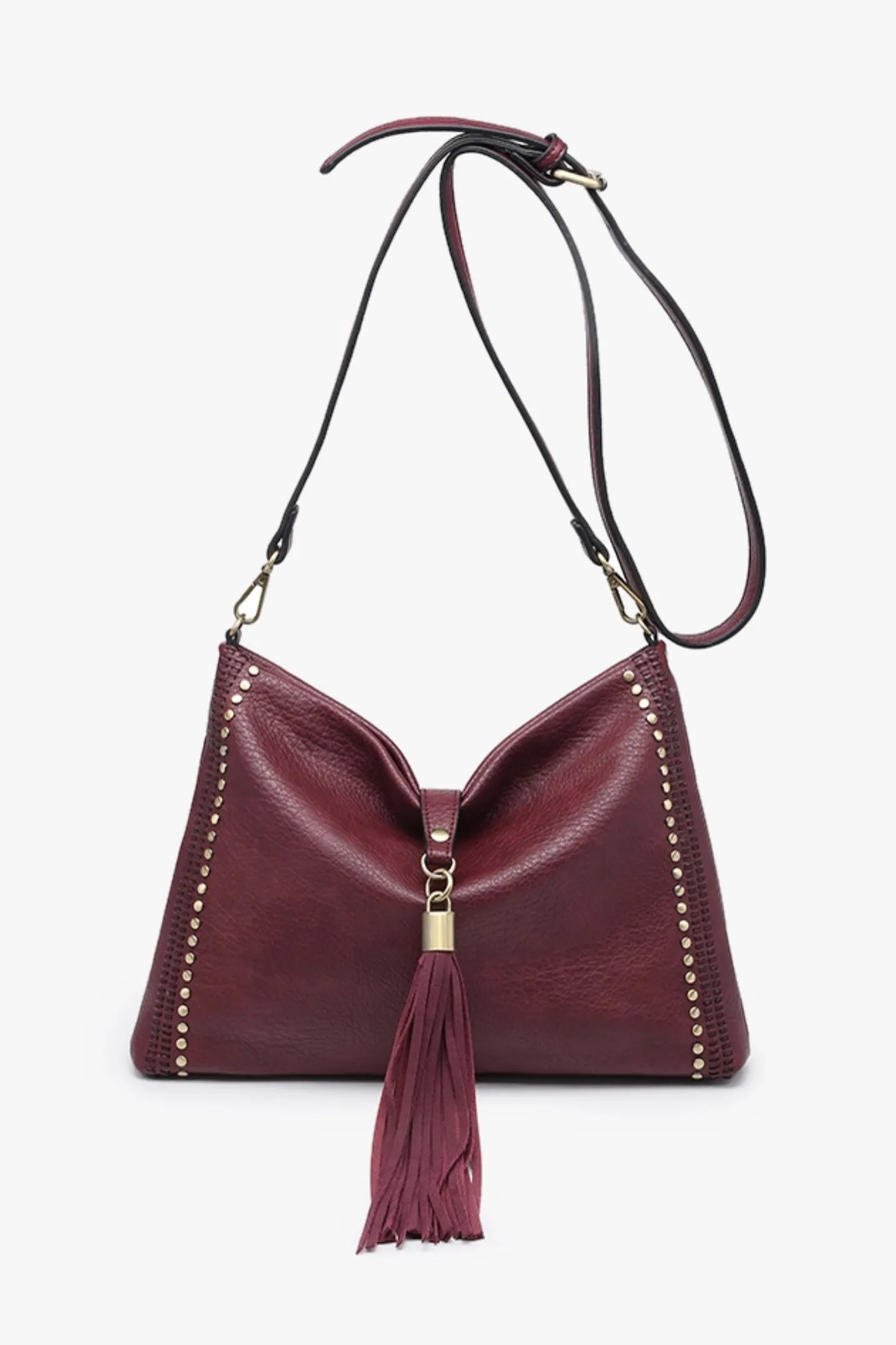 Oh So Chic Vegan Leather Crossbody Bag