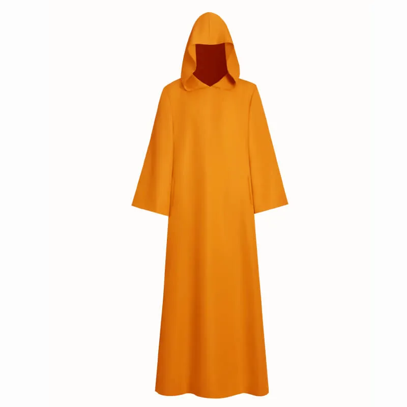 Orange Wizard Robe Shadow Wizard Money Gang Costume Cape Cloak with Hooded BEcostume