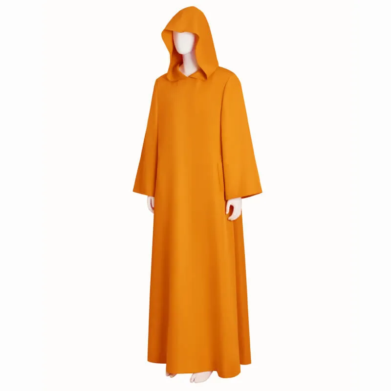 Orange Wizard Robe Shadow Wizard Money Gang Costume Cape Cloak with Hooded BEcostume