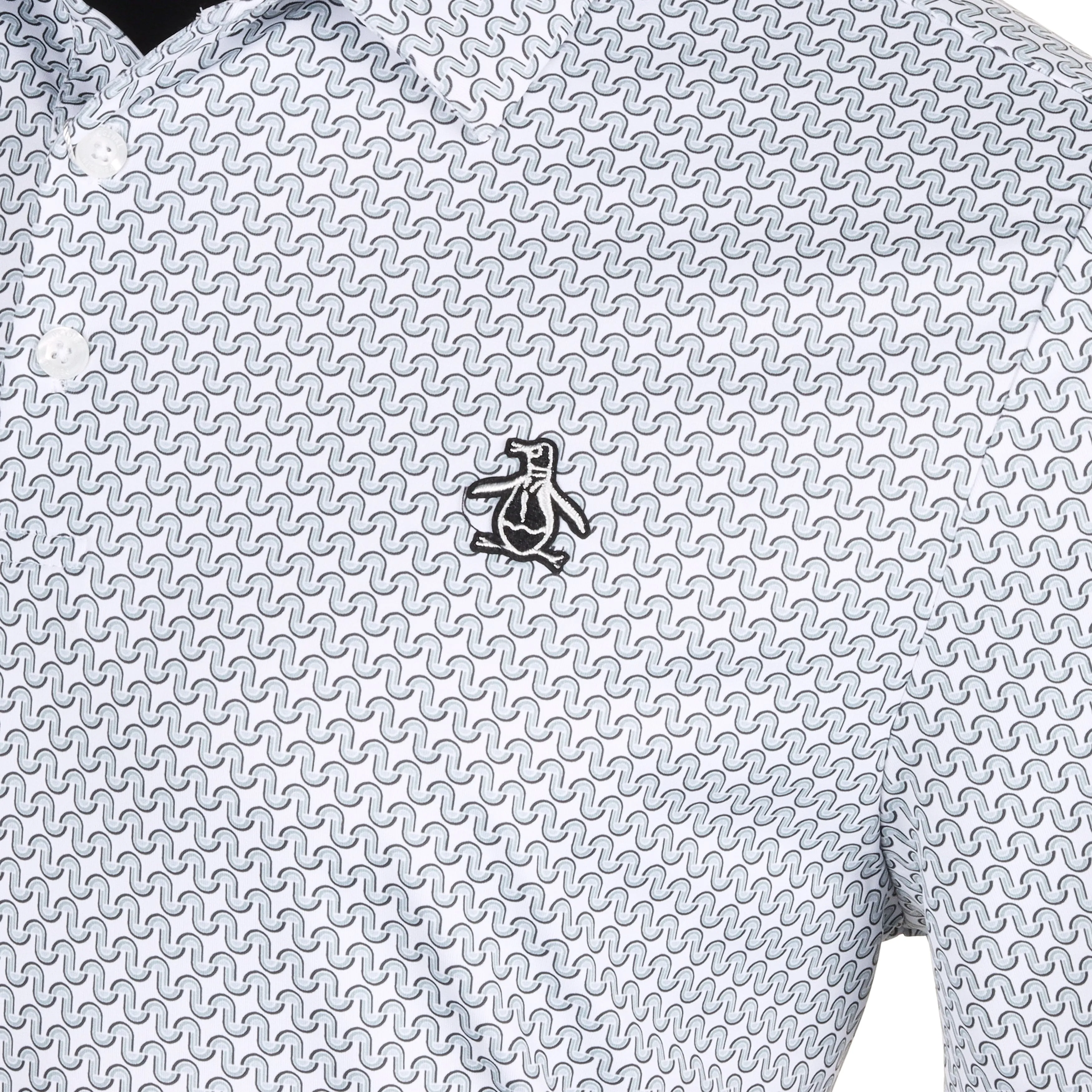 Original Penguin Golf Heritage Geo Print Polo Shirt