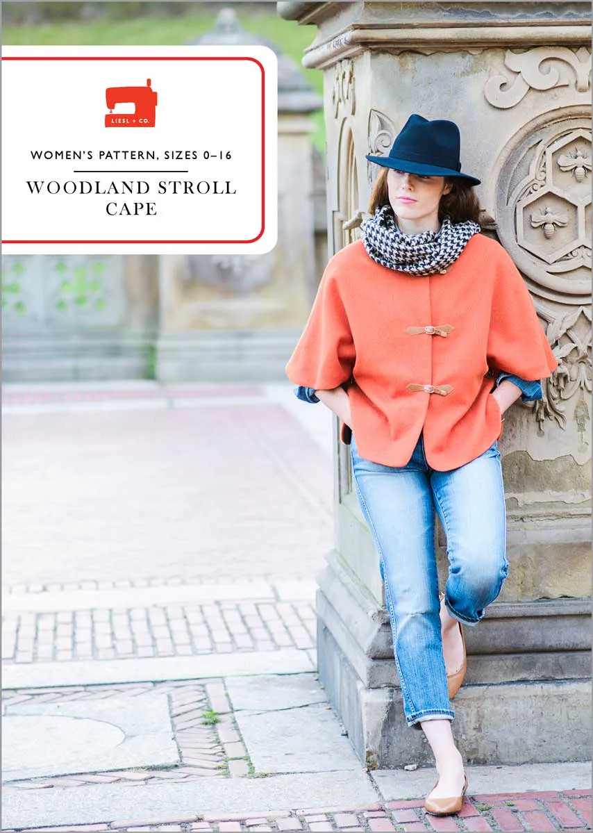 PDF Pattern - Woodland Stroll Cape | Liesl   Co