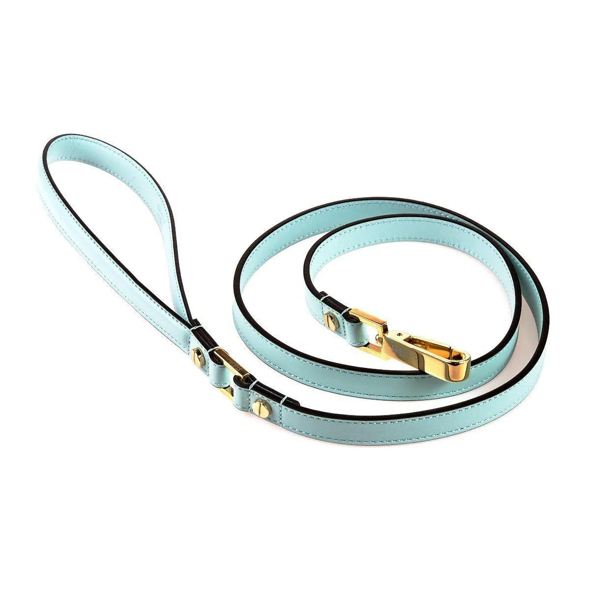 Plain Leather Dog Collar Cloud