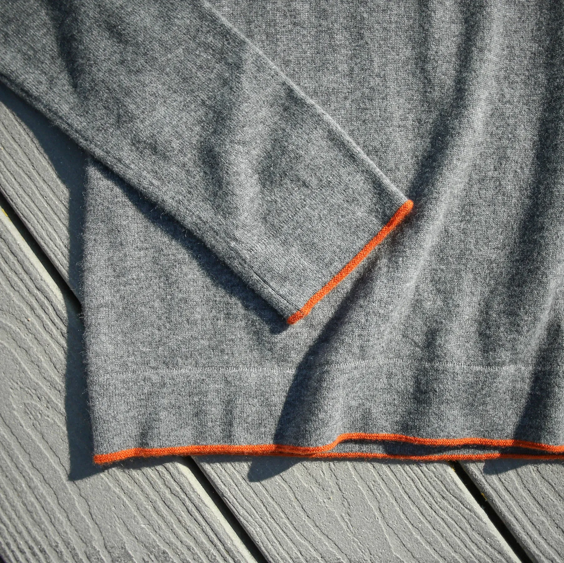 Plush "Ombré Stripe" Cashmere Sweater