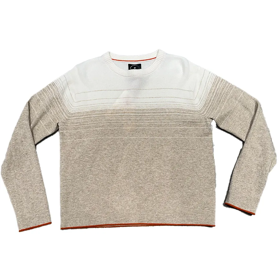 Plush "Ombré Stripe" Cashmere Sweater