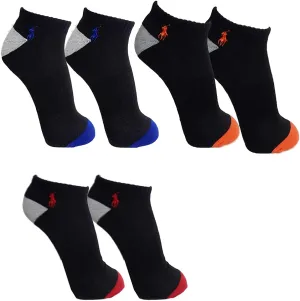 Polo Ralph Lauren Men's 6 Pack Peds Socks