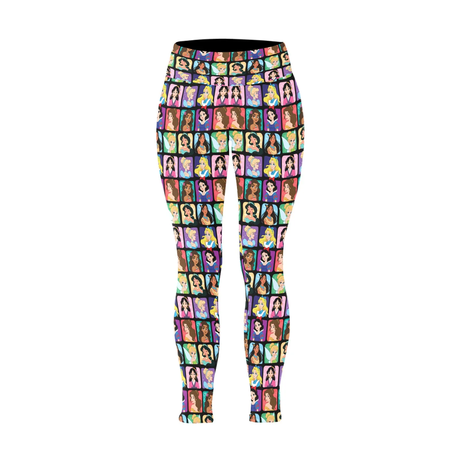 Princess Portraits Women's Plus Size Athletic Leggings