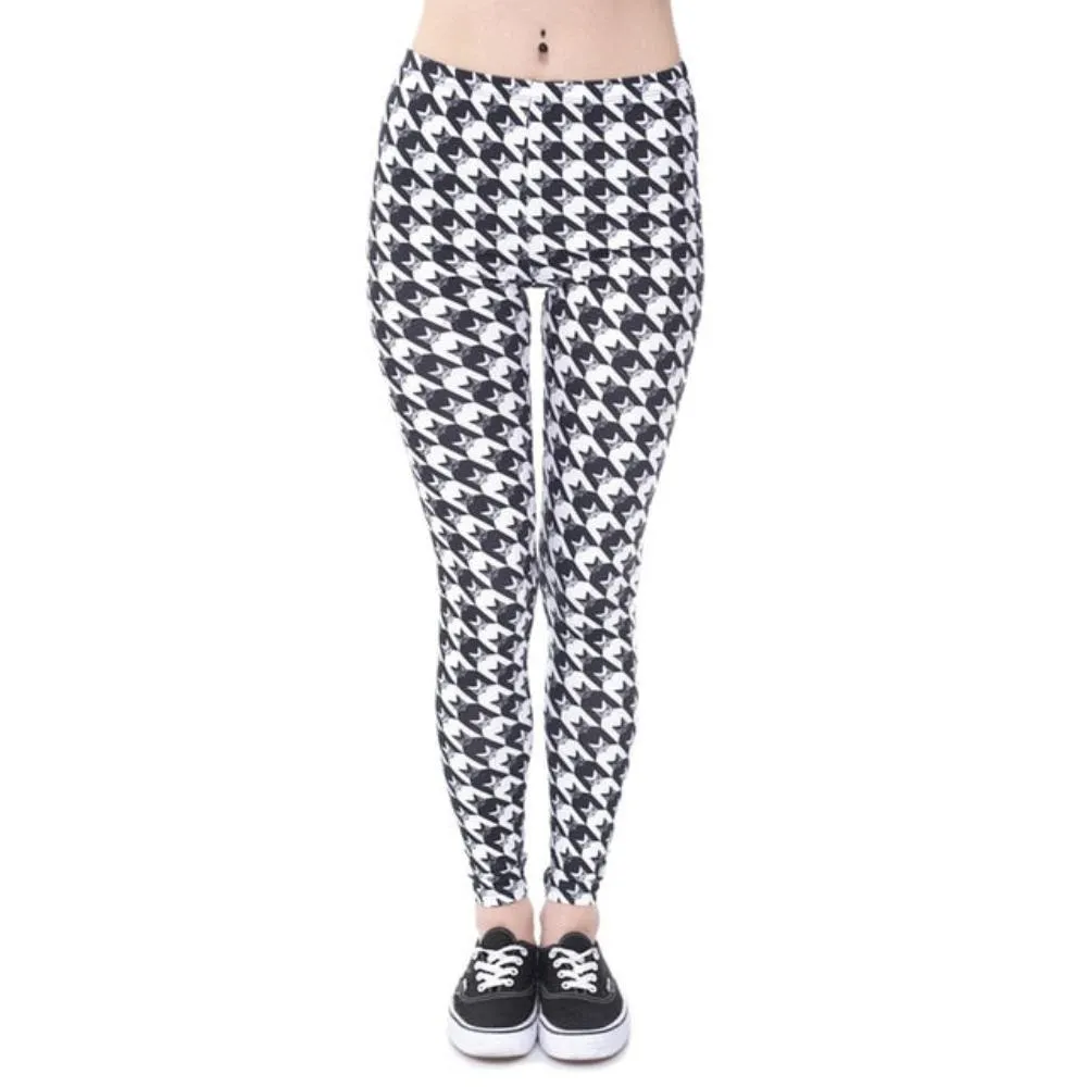 Printing Slim High Waist Leggings