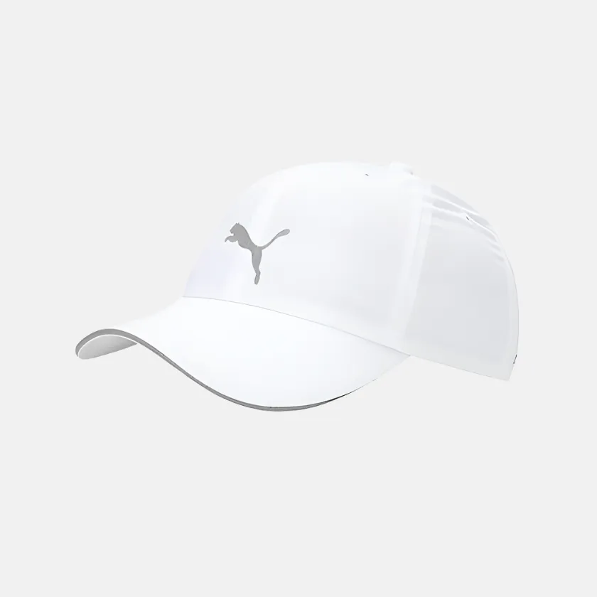 Puma Unisex-Adult Running Cap -White/Black/Peacoat