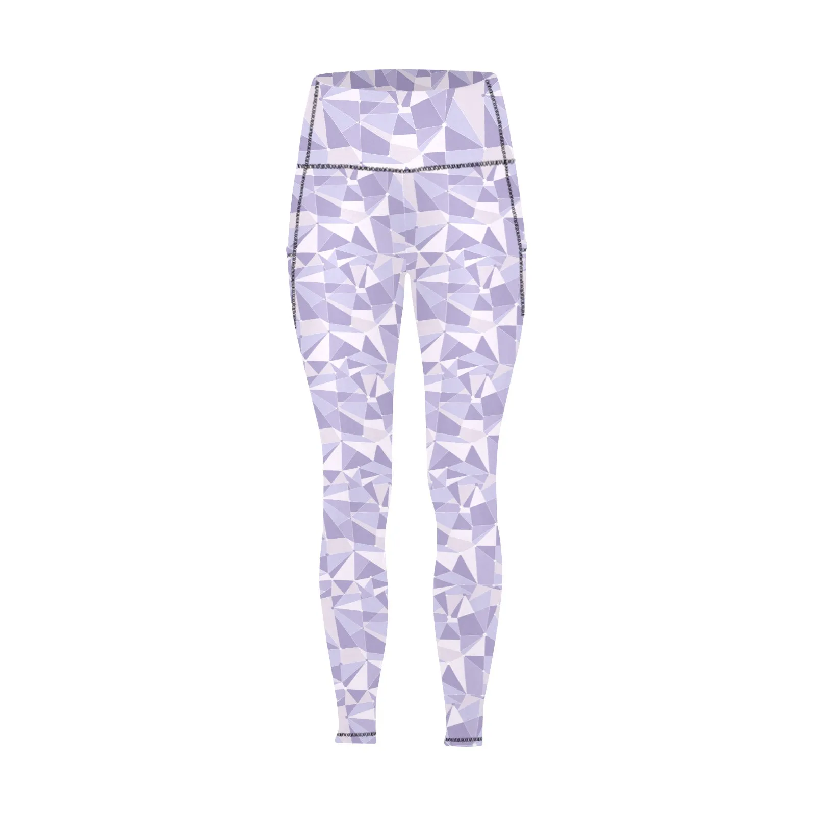 Purple Wall Women's Athletic Leggings With Pockets