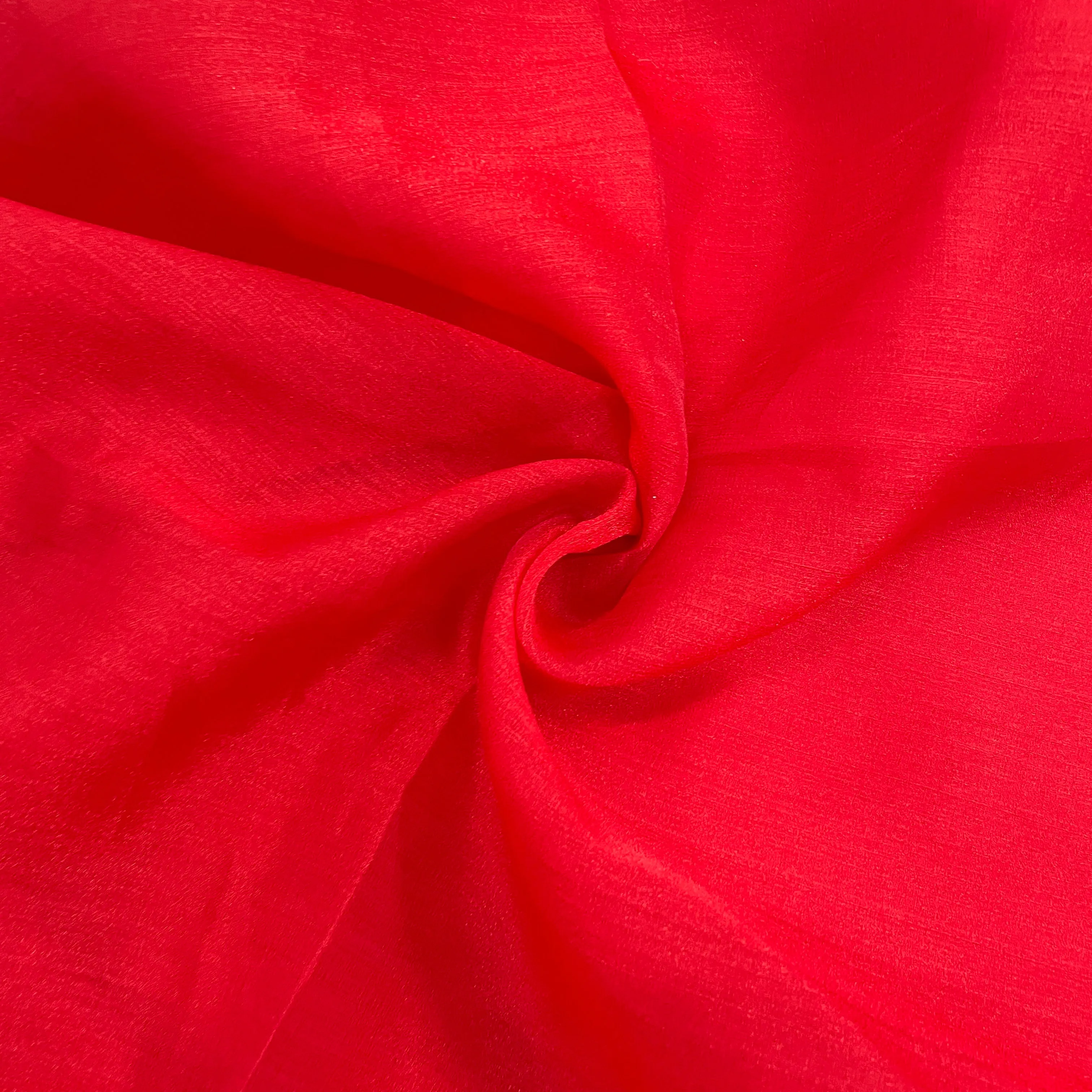 Red Solid Tissue Fabric