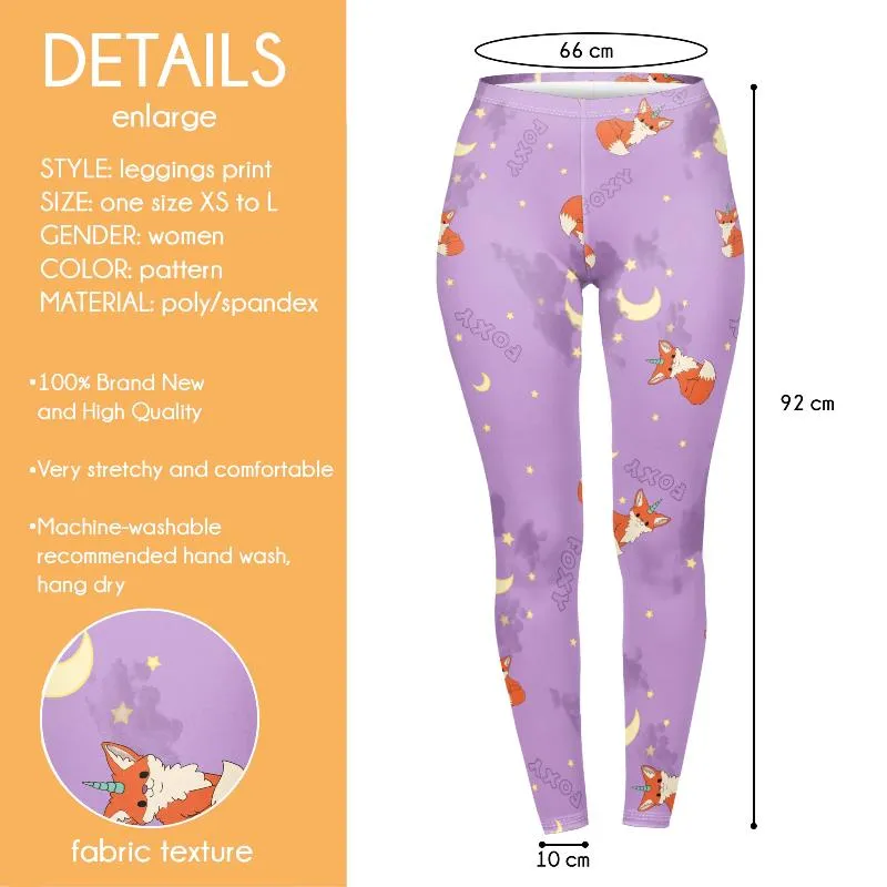 Regular Leggings (8-12 UK Size) - Foxicorn