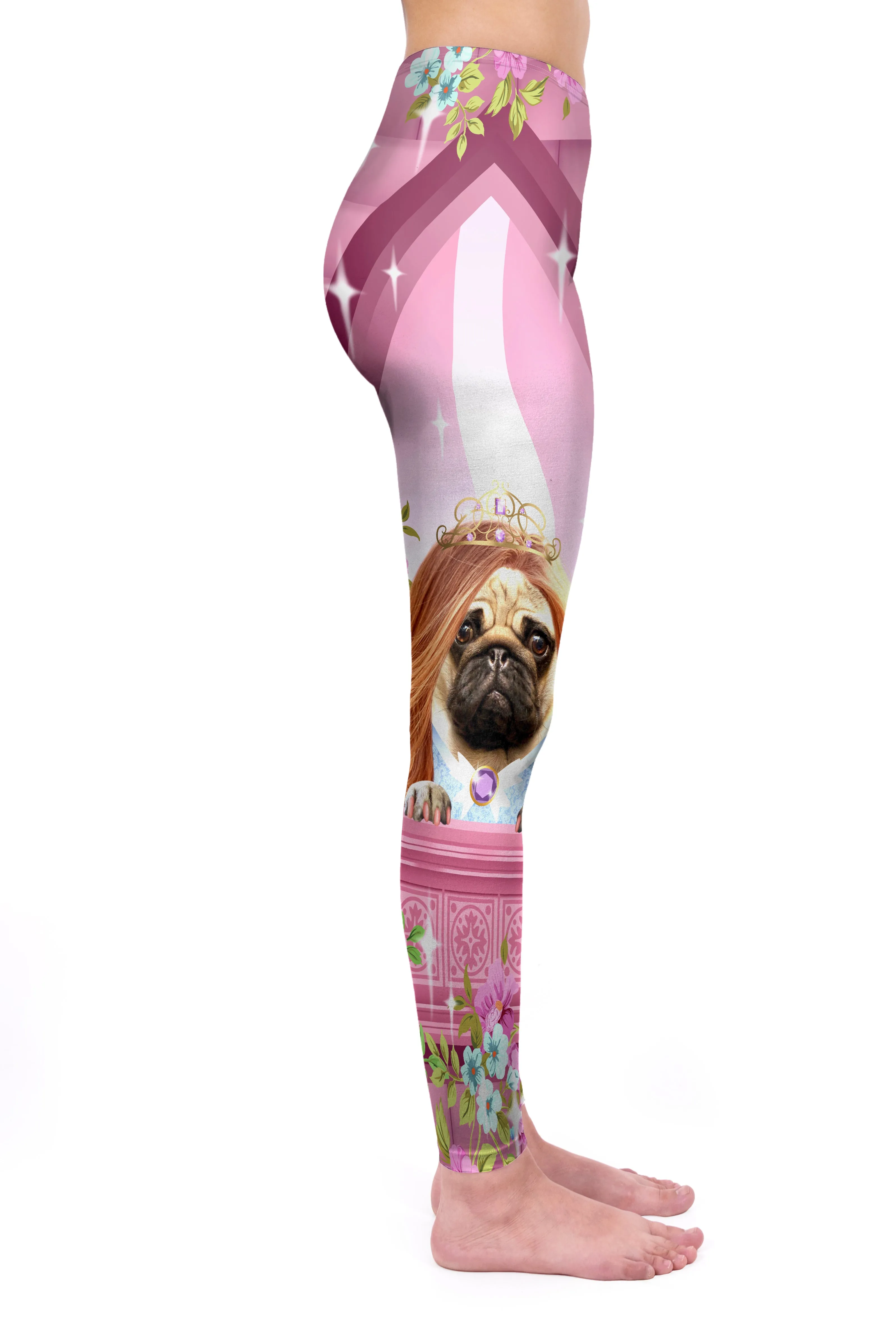 Regular Leggings (8-12 UK Size) - Princess Pugerella