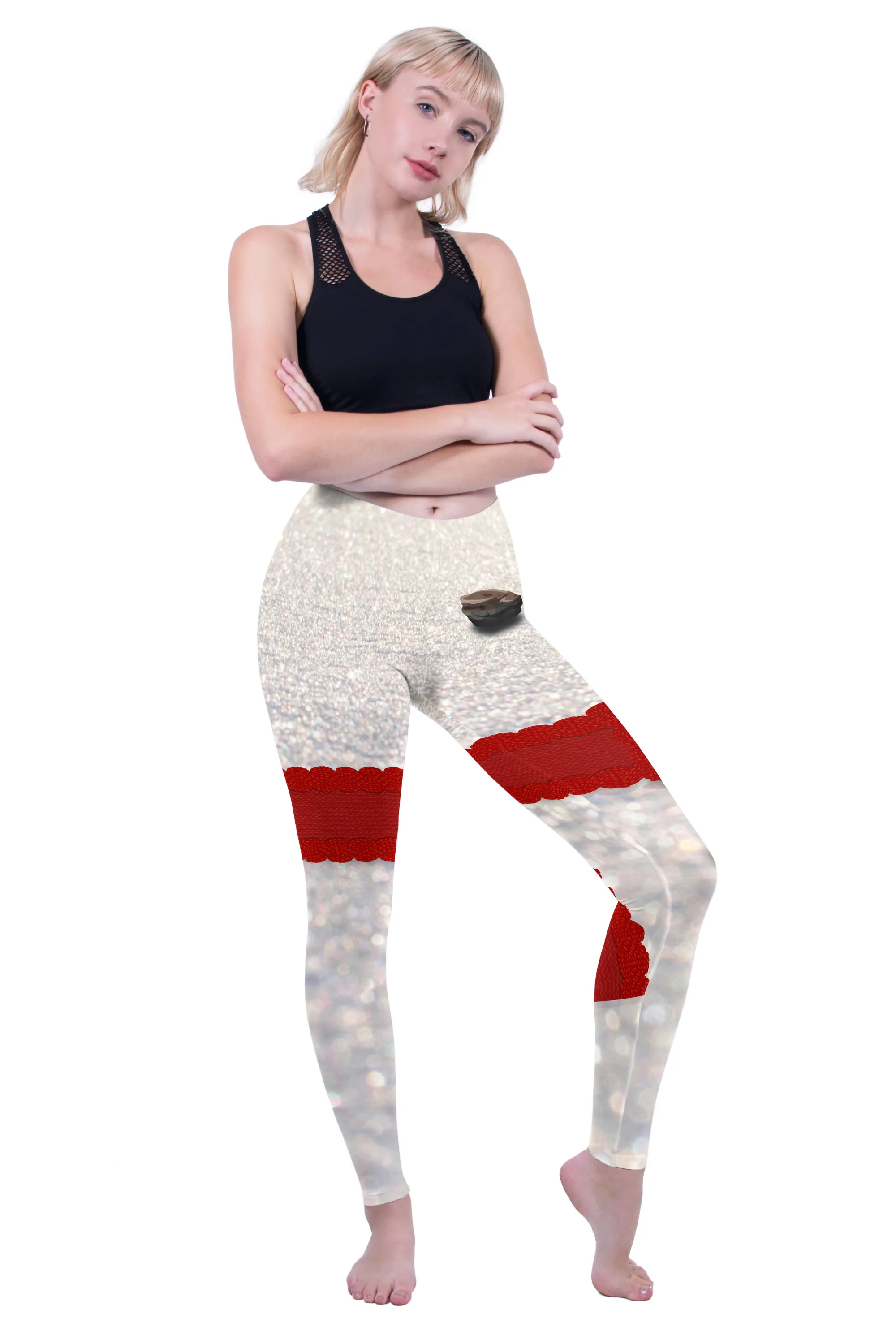 Regular Leggings (8-12 UK Size) - Snowman