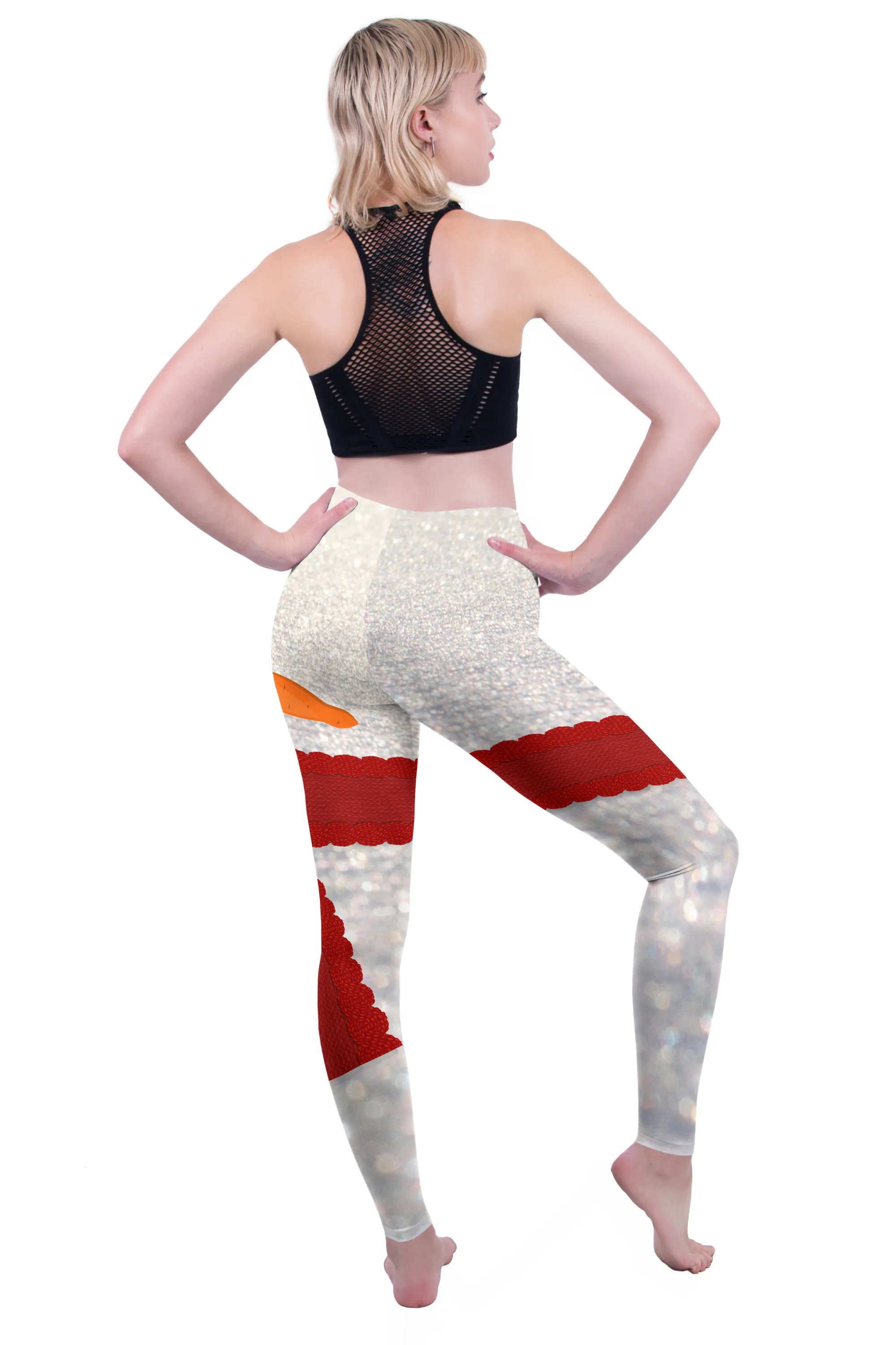 Regular Leggings (8-12 UK Size) - Snowman