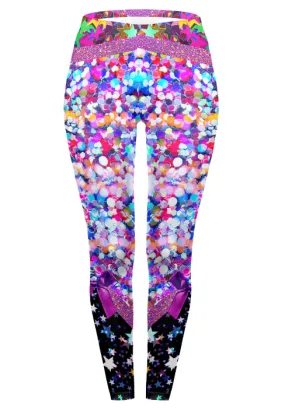 Regular Leggings (8-14 UK Size) - Glitter