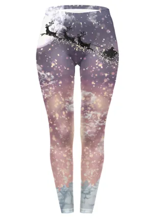 Regular Leggings (8-14 UK Size) - Santas Flight