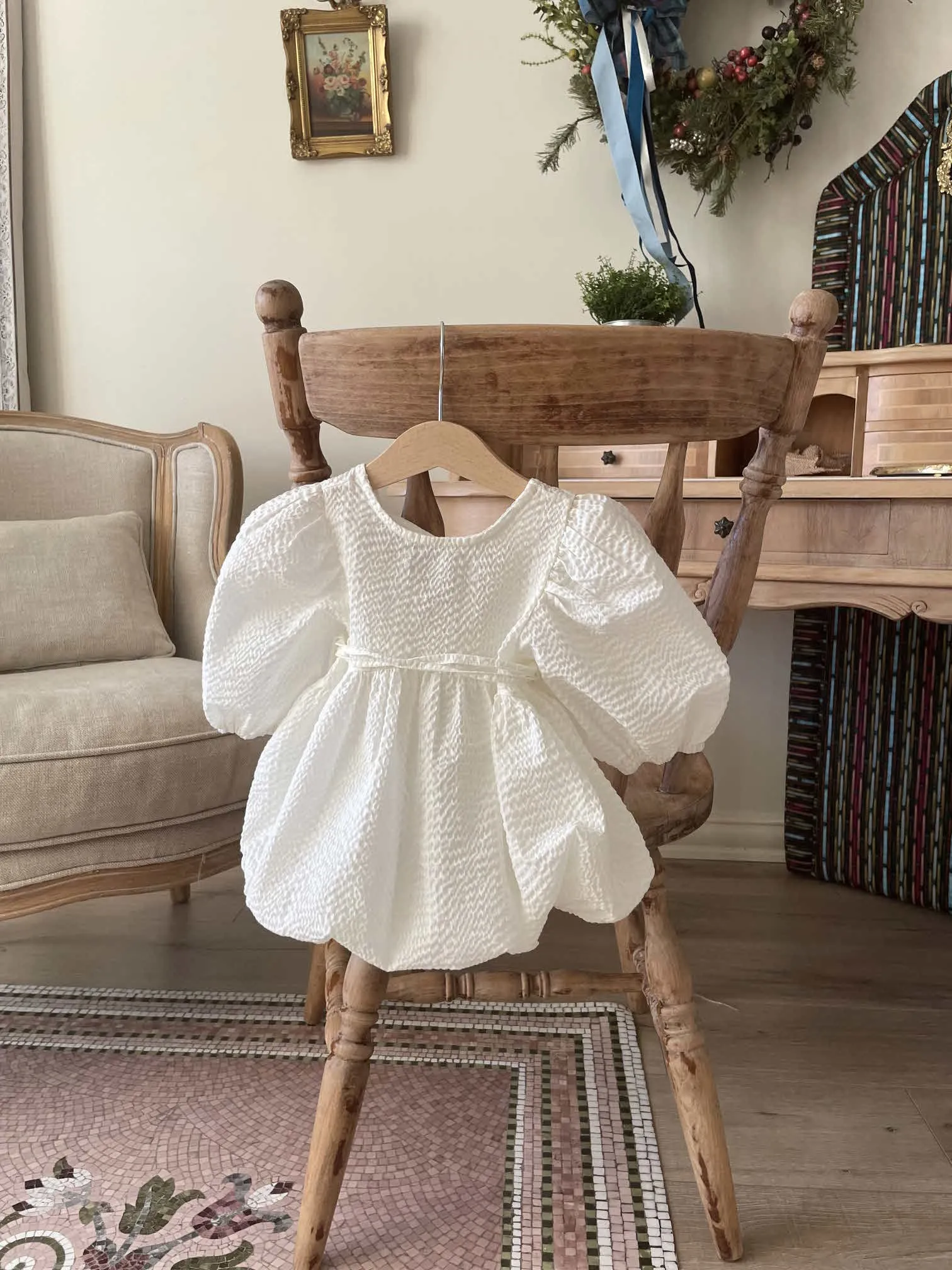 Ria Baby Romper Ivory