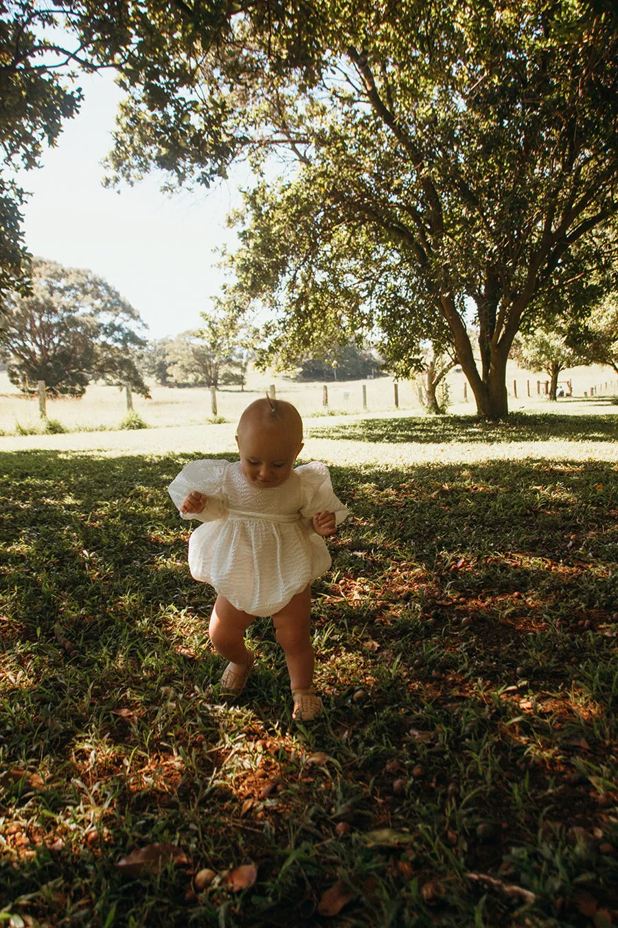 Ria Baby Romper Ivory