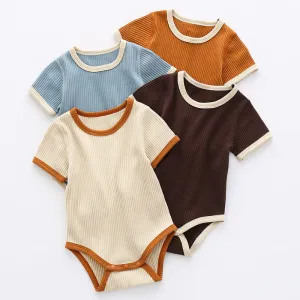 Ribbed Cotton Summer Onesie (3 colors)