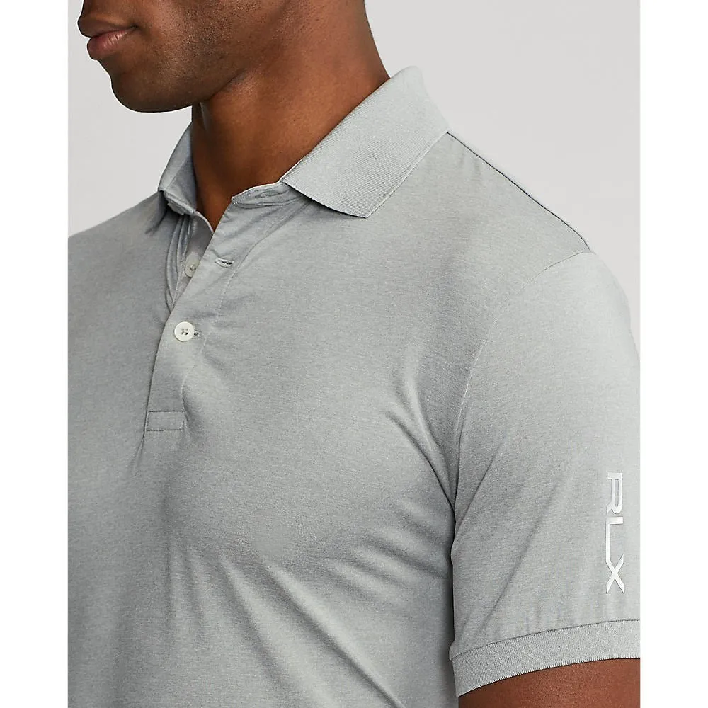 RLX Ralph Lauren Solid Airflow Performance Golf Shirt - Andover Heather