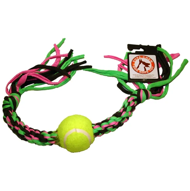 Rope Toy - Bone with 1 Ball