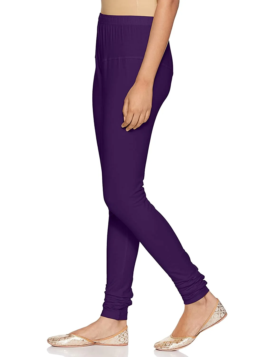 Rupa churidar Purple Cotton Leggings for Girls