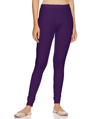 Rupa churidar Purple Cotton Leggings for Girls