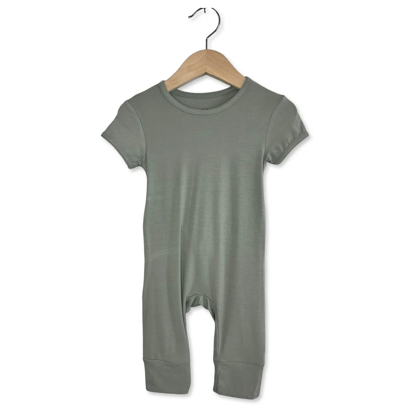 Seagrass Mini Ribbed Short Long Romper