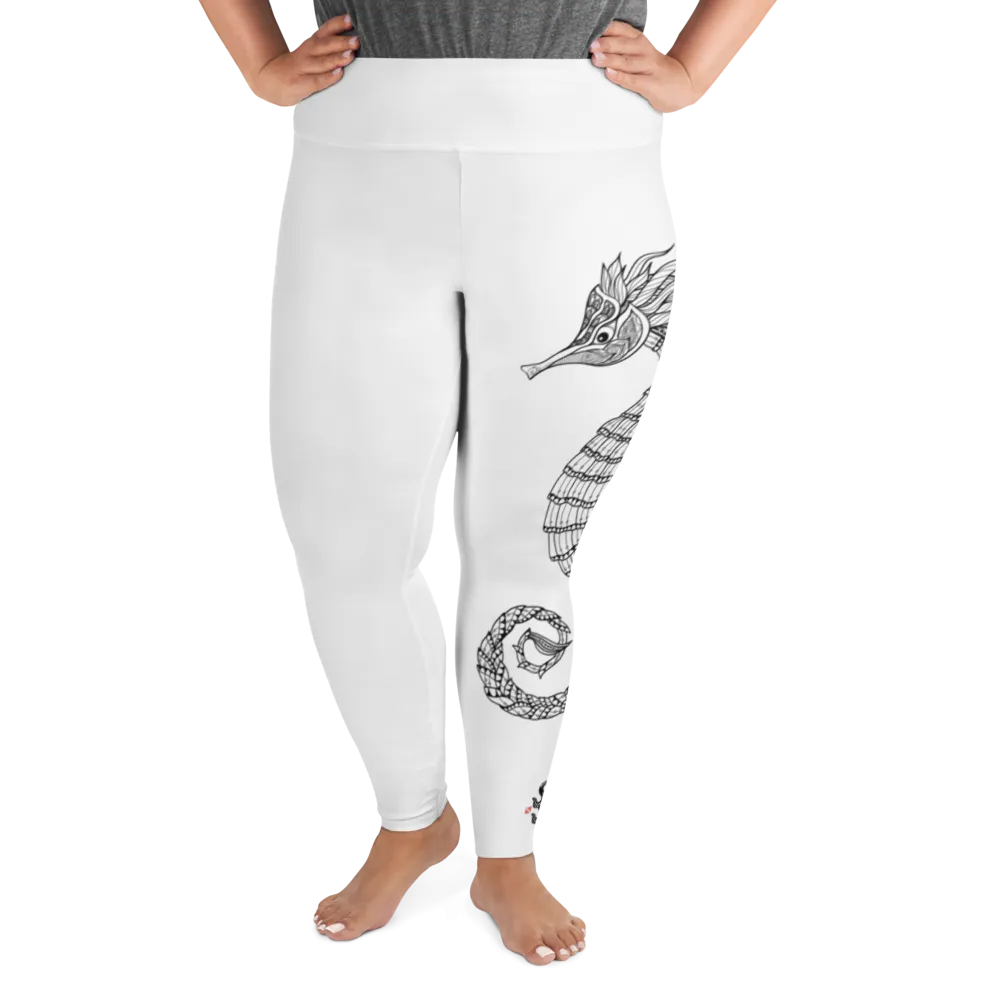 Seahorse Plus Size Leggings (Warehouse)