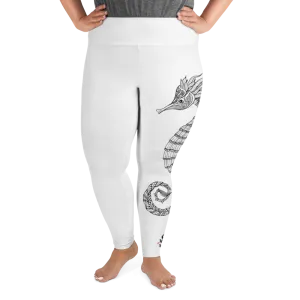 Seahorse Plus Size Leggings (Warehouse)