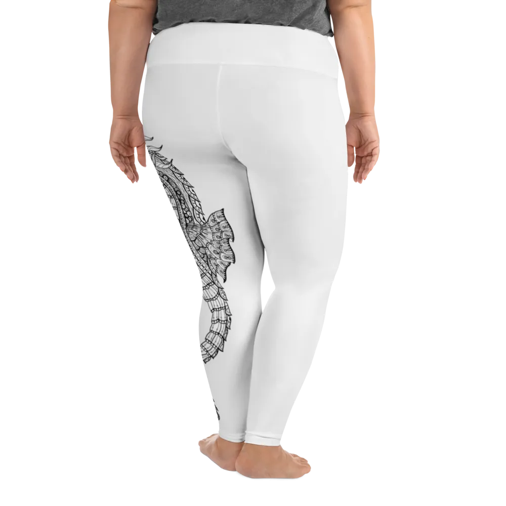 Seahorse Plus Size Leggings (Warehouse)