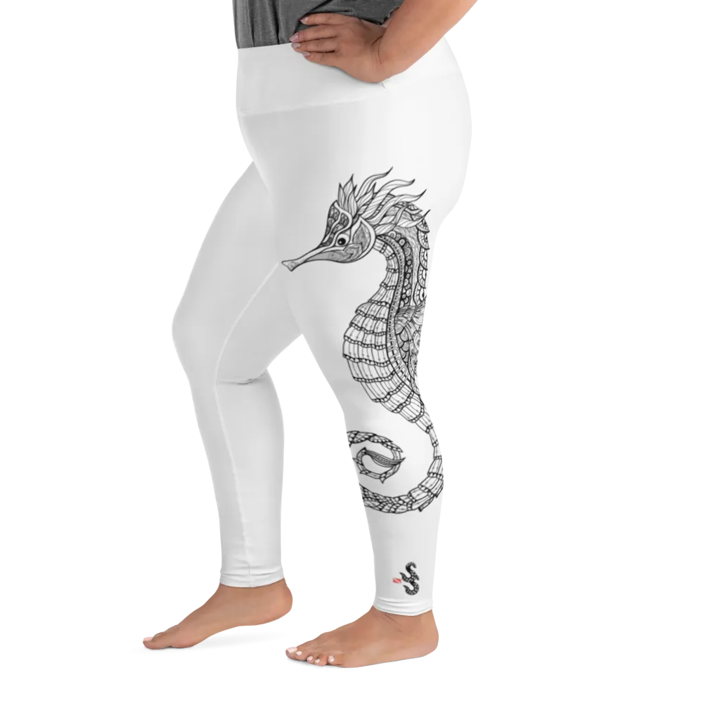 Seahorse Plus Size Leggings (Warehouse)