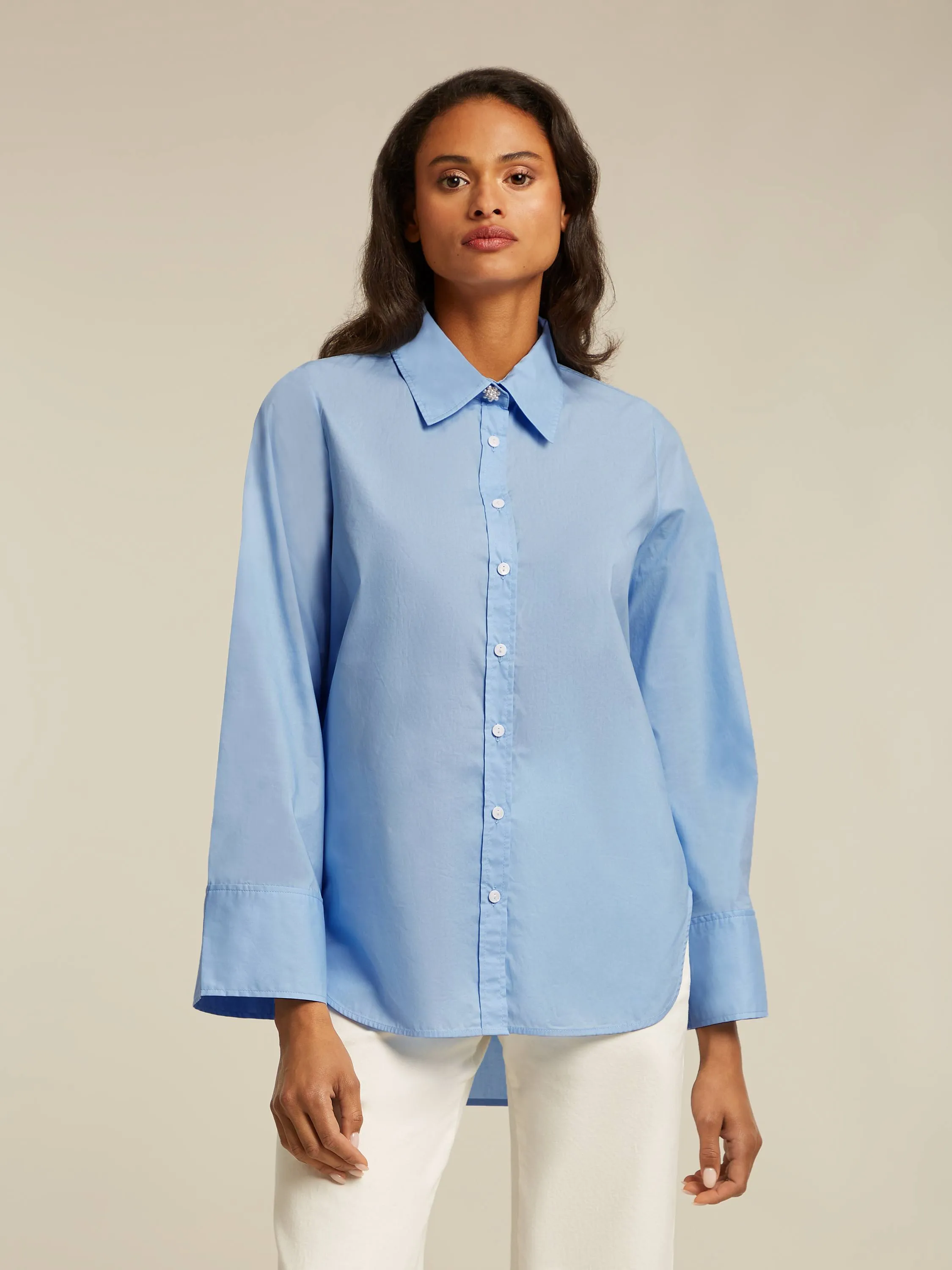 Sem blouse - Soft blue