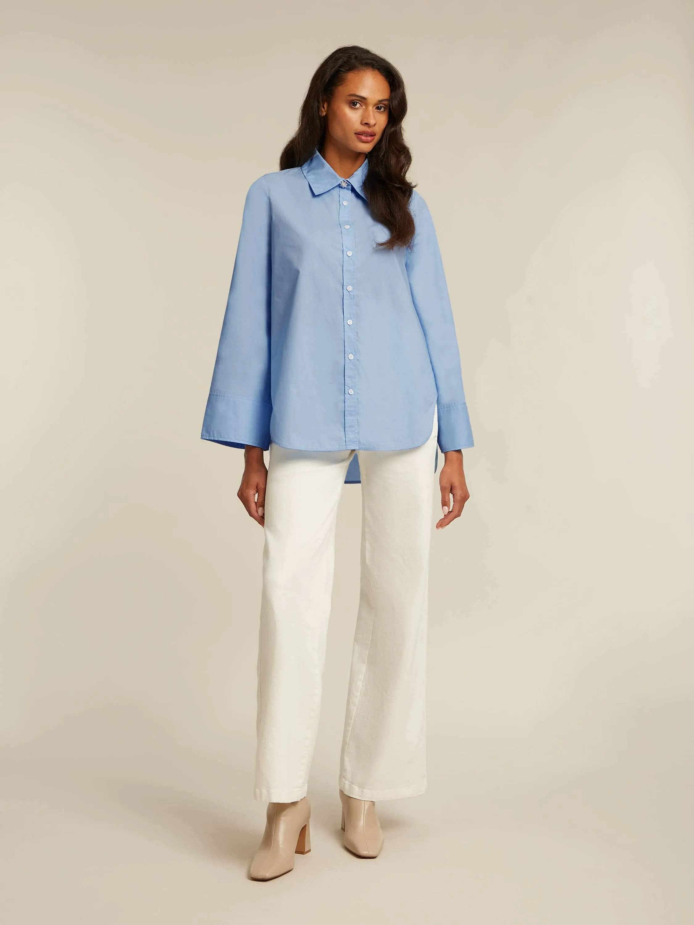 Sem blouse - Soft blue