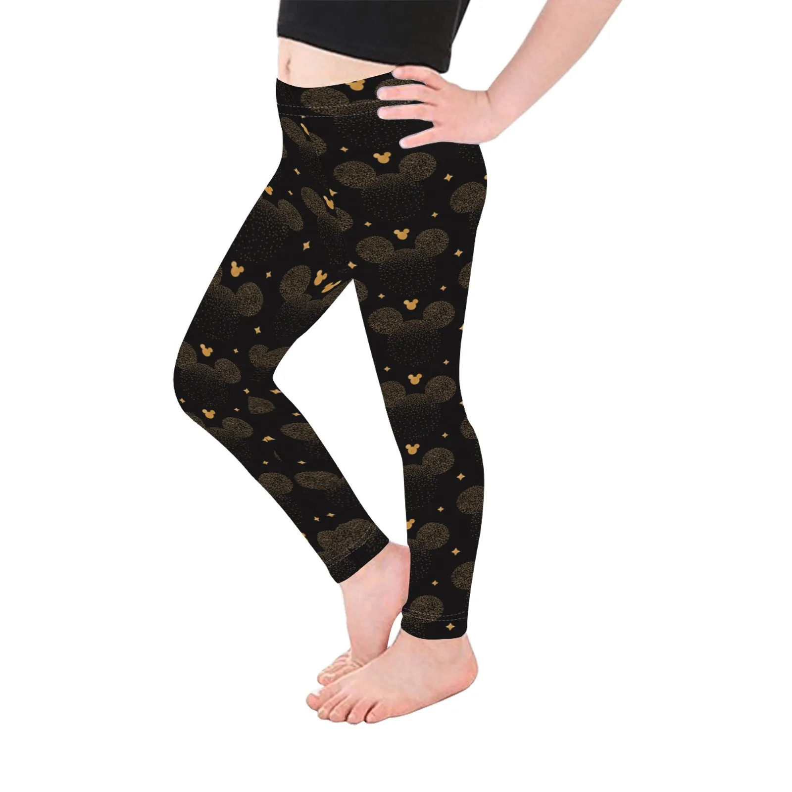 Shimmering Gold Kid's Leggings