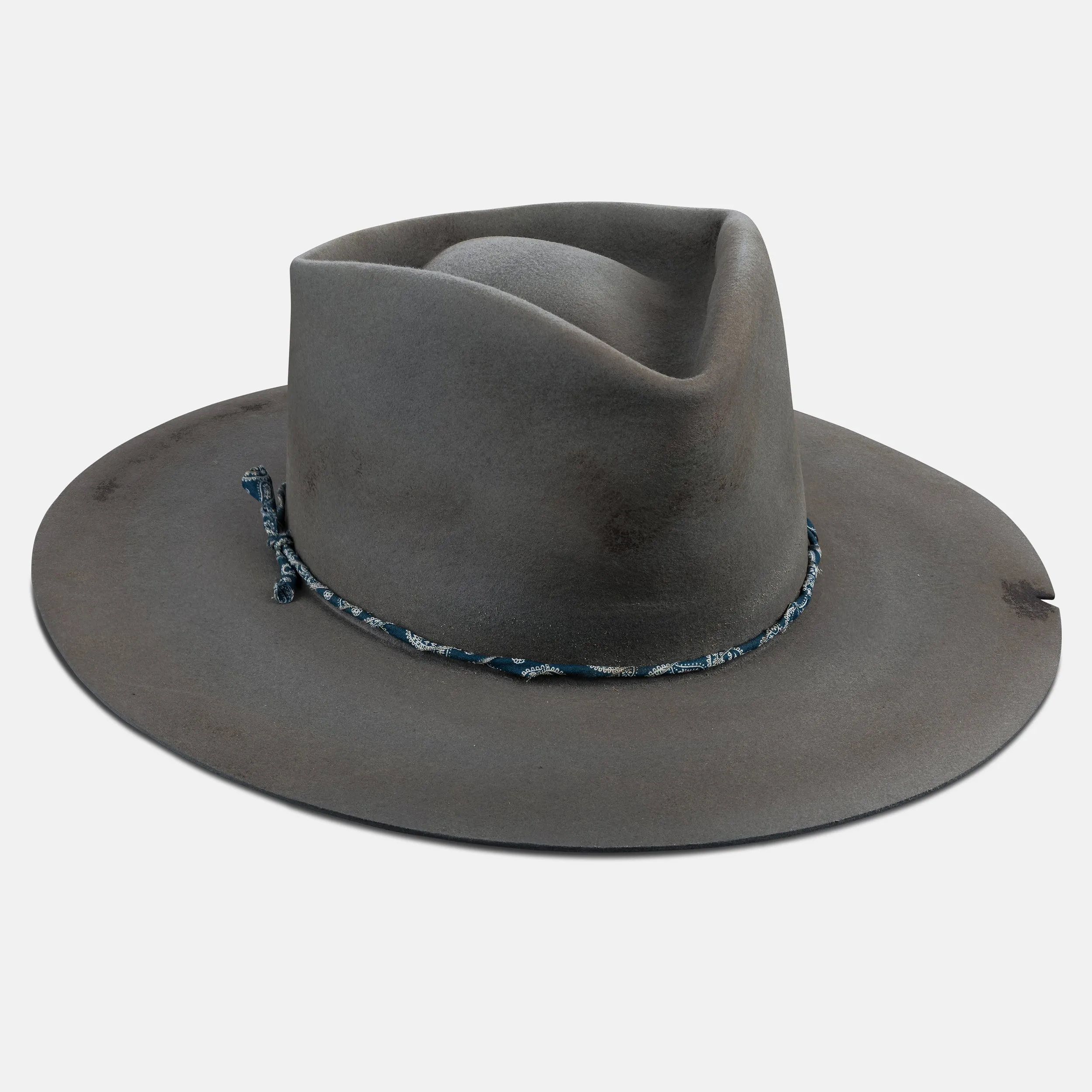 Sleek and Chic Distressed Fedora