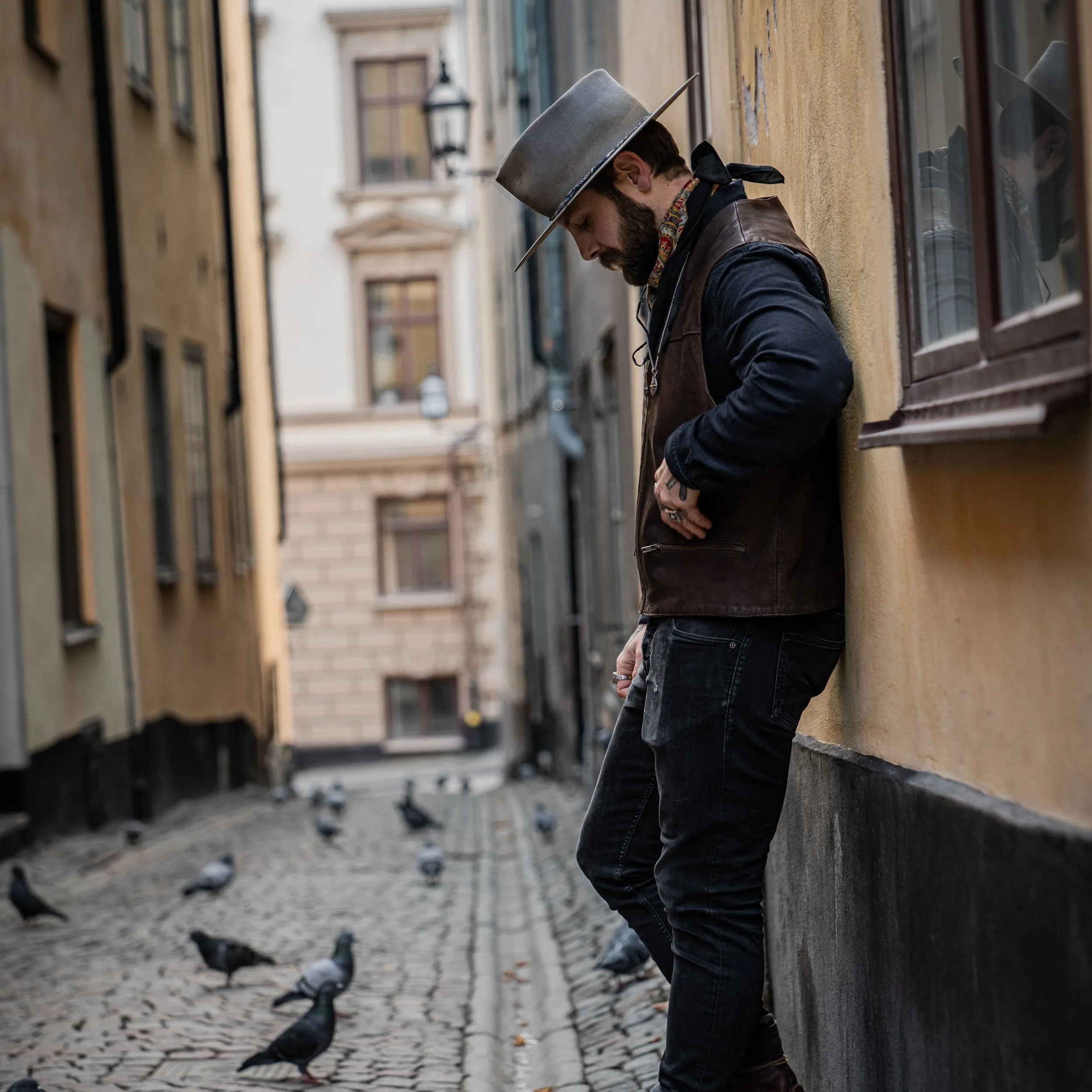 Sleek and Chic Distressed Fedora