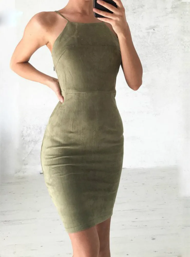 Sleeveless Slim Bodycon Club Wear Dresses