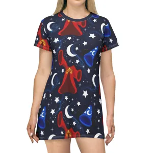 Sorcerer's Cape T-Shirt Dress