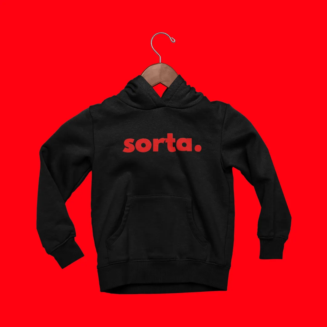 Sorta Club 'All Temperature' Black Hoodie