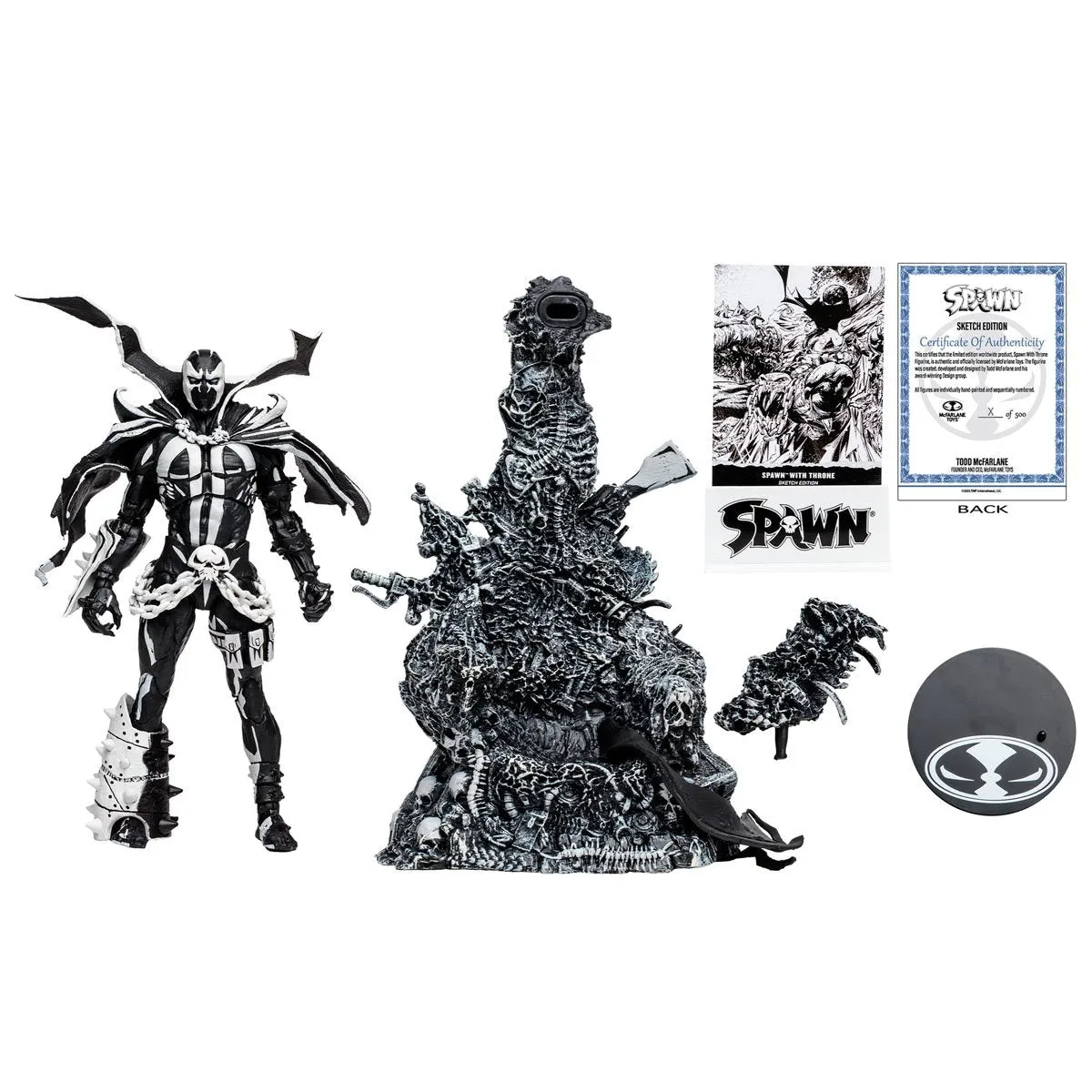 Spawn Throne Sketch Edition Gold Label | Mcfarlane Toys | SDCC Exclusive