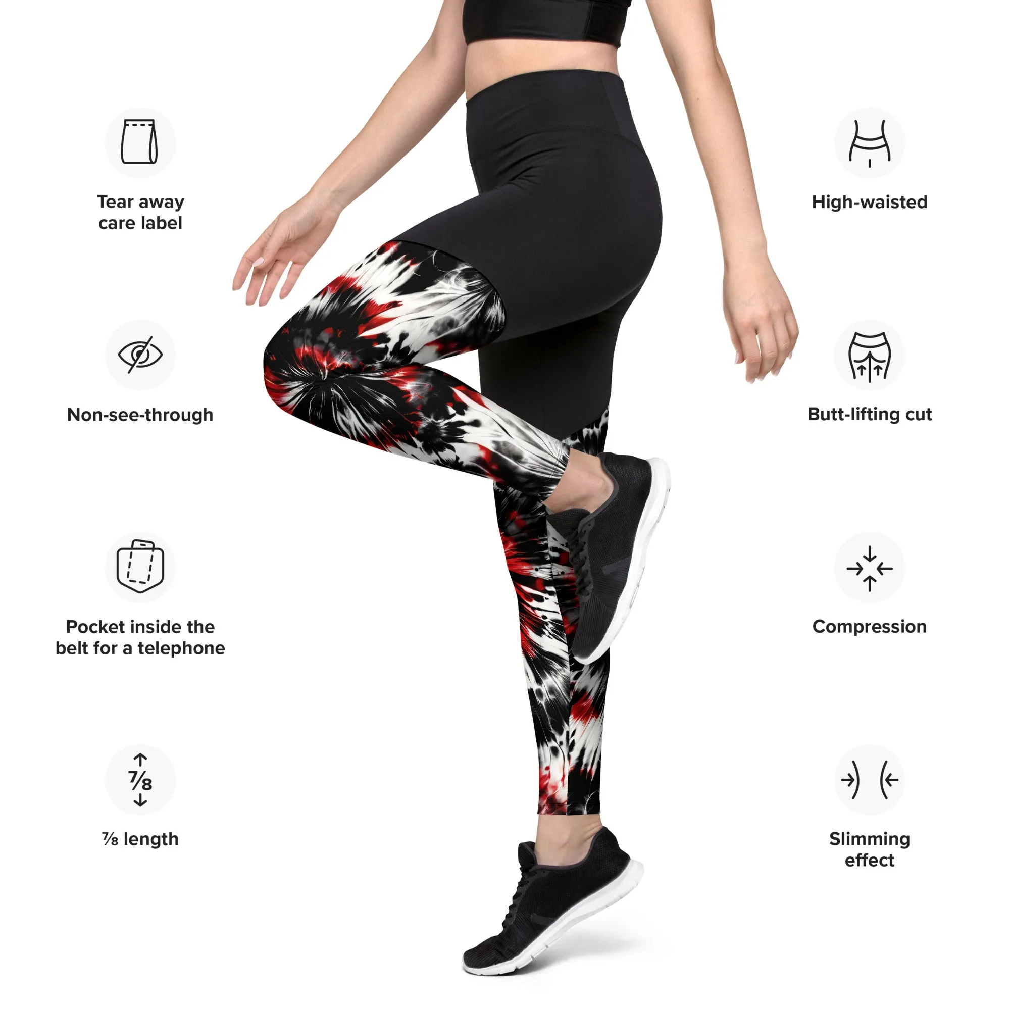 Sports Leggings Vampire's Veil