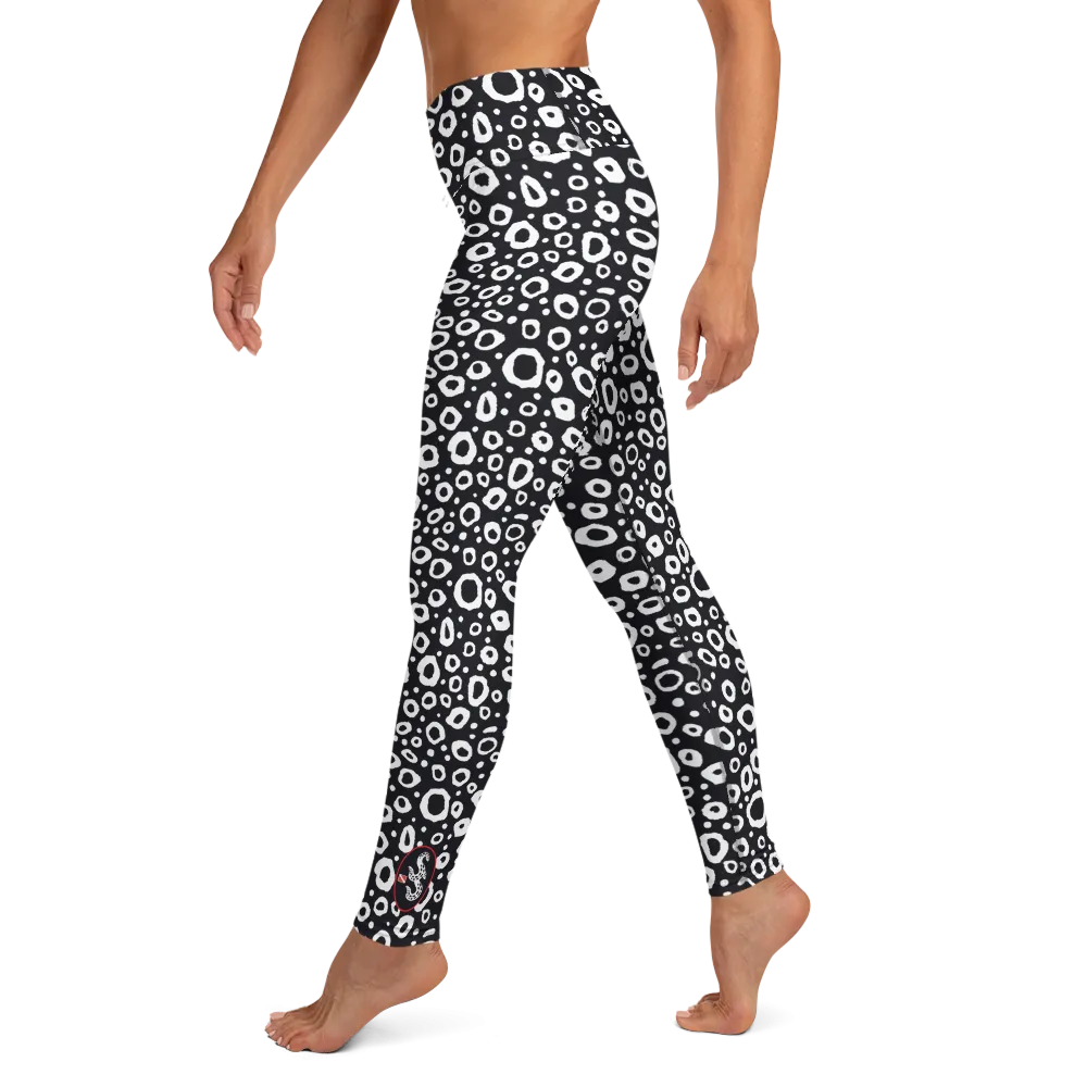 Spotted Eagle Ray Leggings - High Waist (Warehouse)