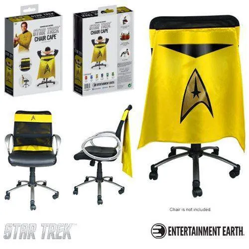 Star Trek: The Original Series Command Gold Uniform Chair Cape