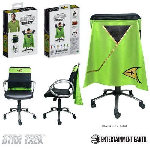 Star Trek: The Original Series Command Green Uniform Chair Cape